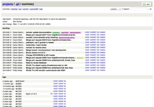 如何通过Gitweb探索Git官网项目？