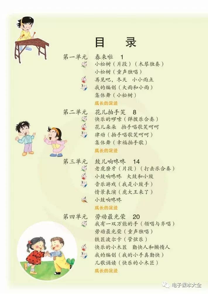 新手必练儿歌有哪些？一年级两只老虎数鸭歌简谱练！