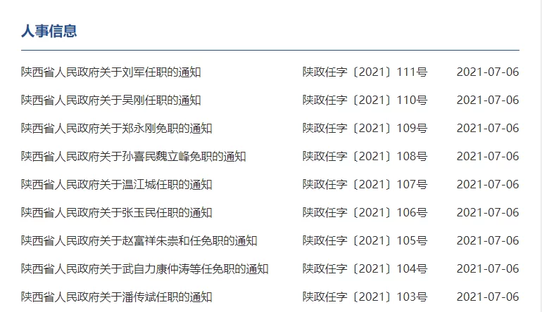 广西陕西等地最新人事任免兼职通知和公示怎么写？