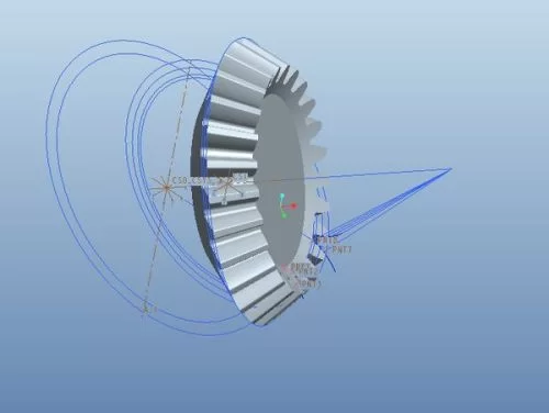 proe模型怎么用，齿轮下载、缩放和尺寸查看怎么办？
