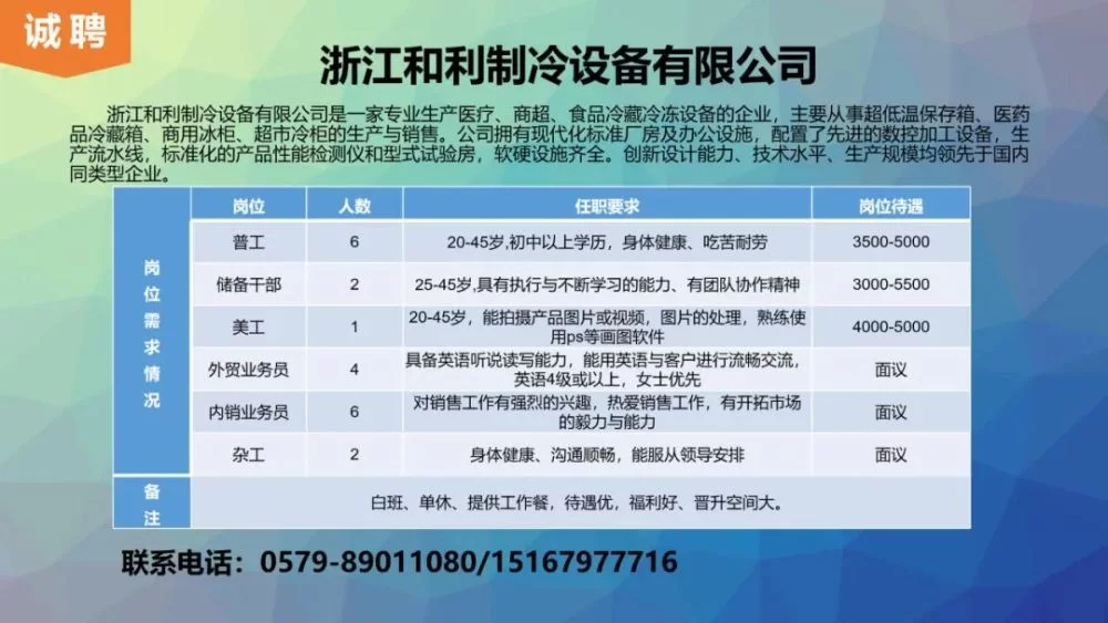 兰溪招工兼职靠谱吗?最新招聘信息哪里找?