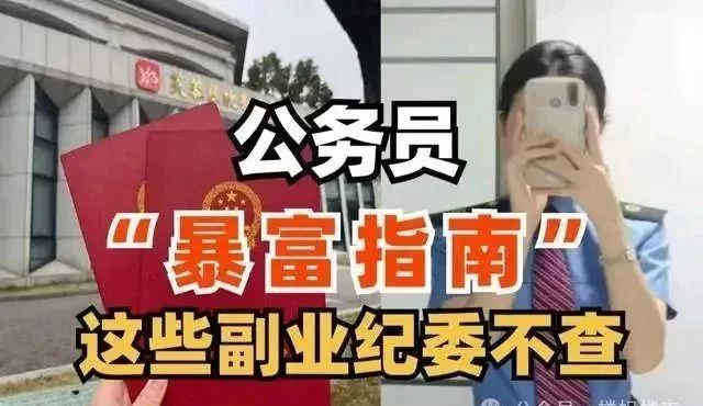 公务员从事副业有哪些?中纪委规定是啥?