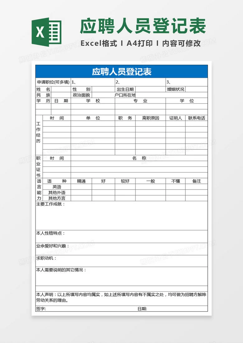 保密人员登记表和保密文件登记表有哪些?