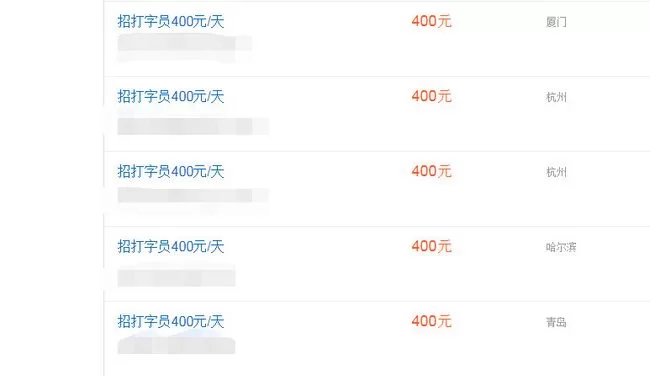 余杭兼职1010,在家打字员一天挣300元靠谱吗?