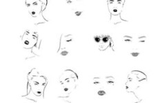 女生笔刷风格QQ头像，如何画出个性笔画？