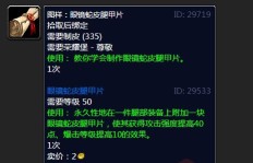 TBC制皮如何高效赚钱？必备装备清单详解